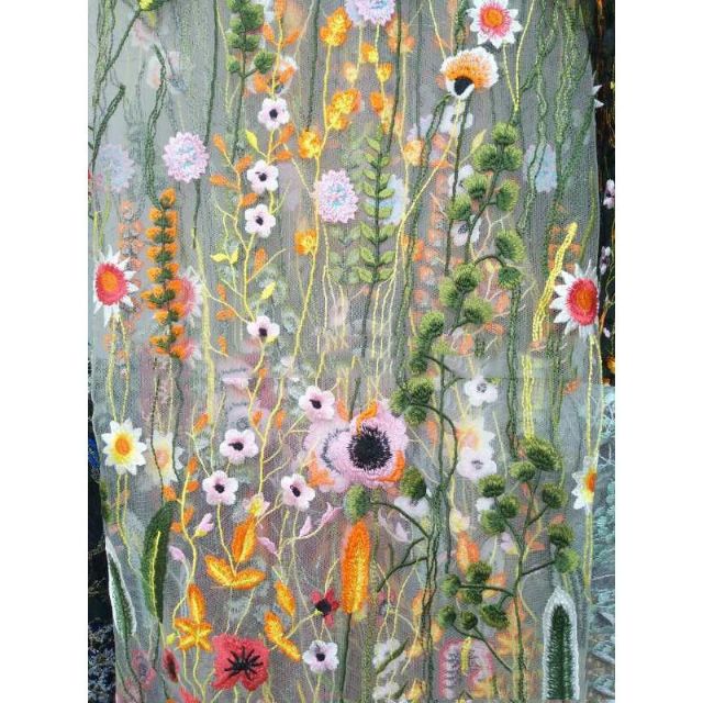 Váy ren thêu hoa dáng rộng | BigBuy360 - bigbuy360.vn