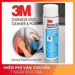 Dung dịch tẩy và làm sạch đánh bóng Inox 3M Stainless Steel Cleaner & Polish 600g