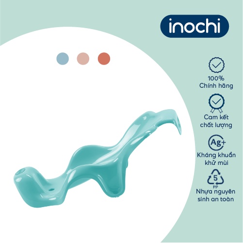 Tựa tắm trẻ em Inochi - Notoro màu Cam hồng/Xanh ngọc/Xanh sữa