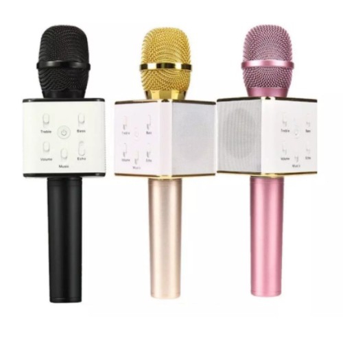 (Xã Kho - Giá Sốc) Micro Karaoke Q7 hoặc 858 Tích Hợp Loa Bluetooth, Mic Q7 hoặc 858 hát hay âm thanh to, Tích hợp loa b