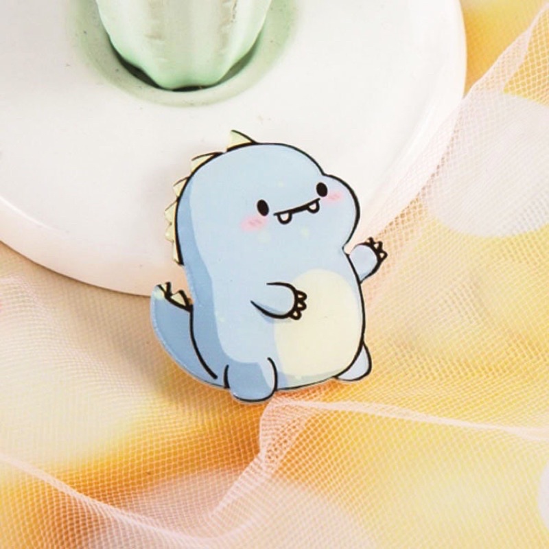 Sticker cute MẪU TO pin cài áo phụ kiện trang trí túi xách balo