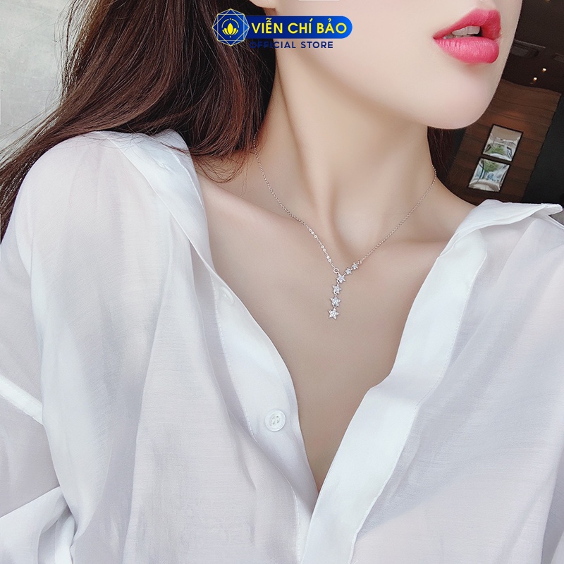 Dây chuyền bạc nữ Dải Ngân Hà chất liệu bạc 925 thời trang phụ kiện trang sức nữ Viễn Chí Bảo D400801
