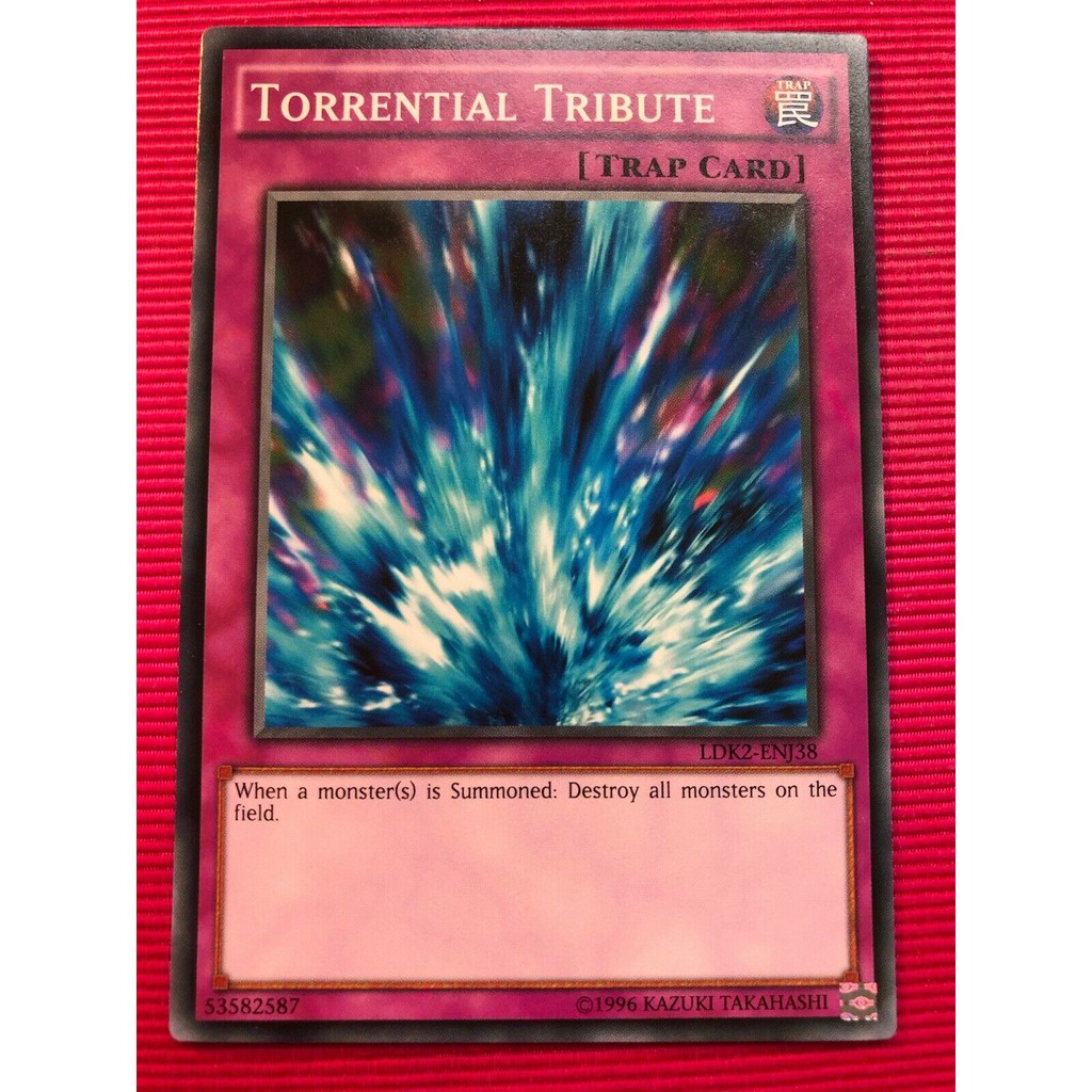 Bài Yugioh OCG - Torrential Tribute (Premium Gold Rare)