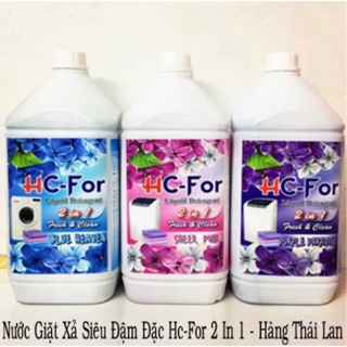 Nước Giặt Xả Siêu Đậm Đặc Hc-For 2 In 1 Thái Lan