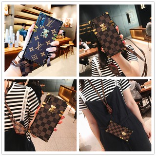 case Samsung Galaxy A20 A30 A50 J2 J5 J7 Prime J4 J6 (2018) J4 J6 Plus Fashion girl phone Case+sling