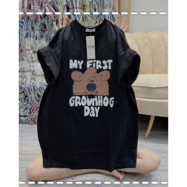 [Rẻ Vô Địch] Áo Phông Tay Lỡ Cotton Khô Thun 3158 Nam Nữ Unisex MyFirst