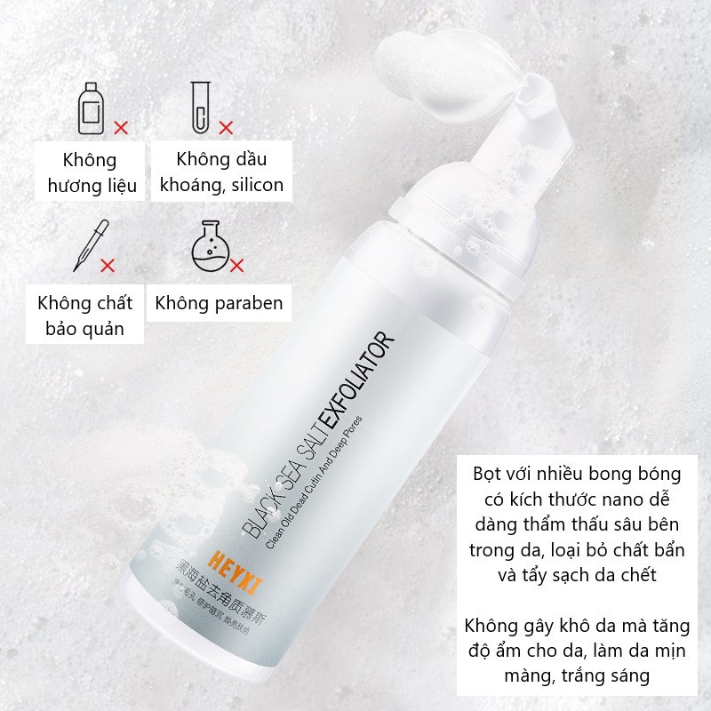 Tẩy tế bào chết HEYXI muối biển dành cho da mặt Tẩy tế bào chết 100ml HTTBC3 | BigBuy360 - bigbuy360.vn