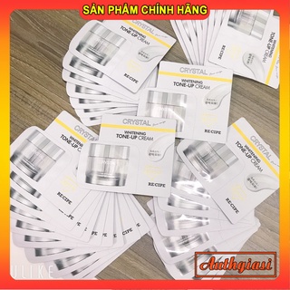 Gói kem dưỡng Recipe Crystal Whitening Tone Up Cream dưỡng trắng lên tông [Sample]