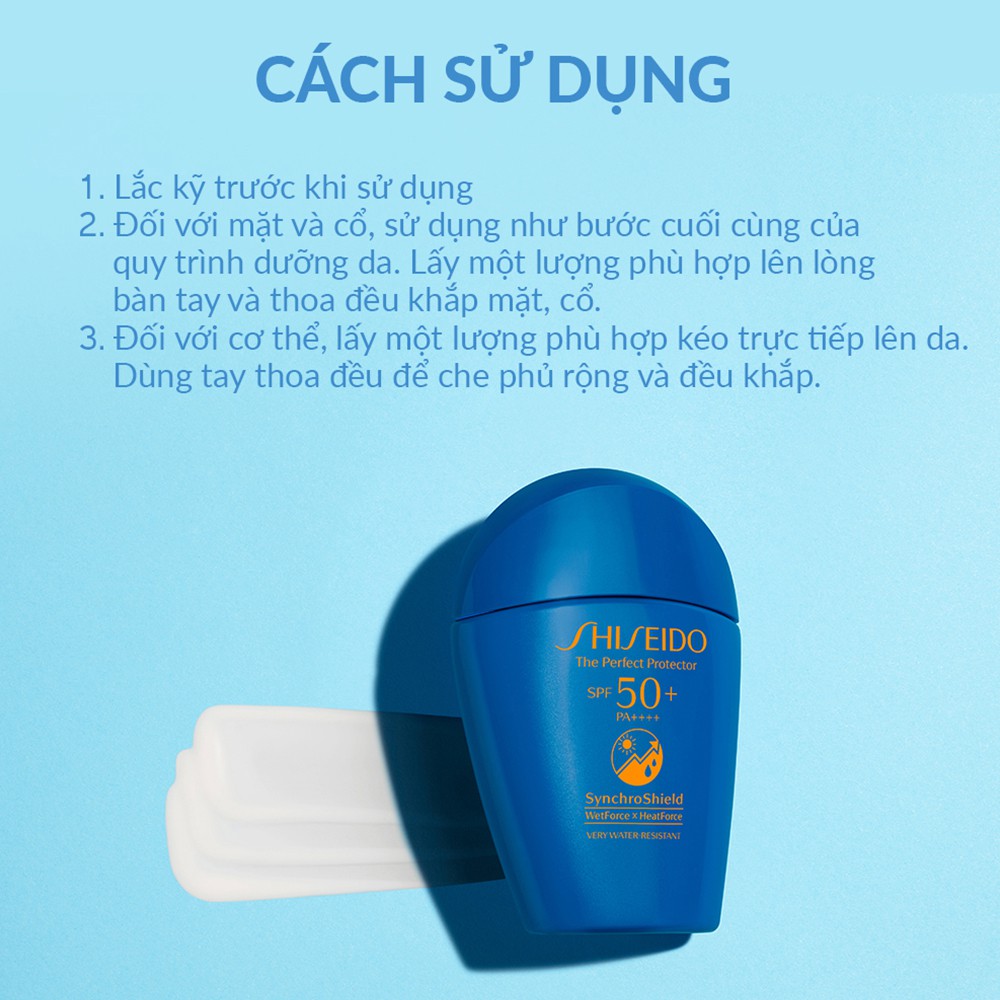 Sữa chống nắng Shiseido GSC The Perfect Protector 50ml