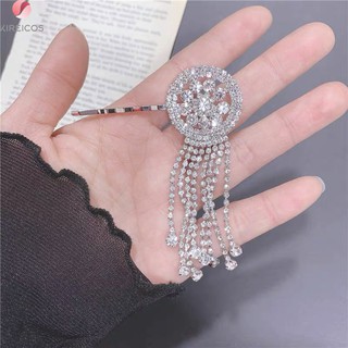 Kẹp Tóc Cài Áo Hạt Xoàn Tua Rua Hot Trend Hàn Quốc
