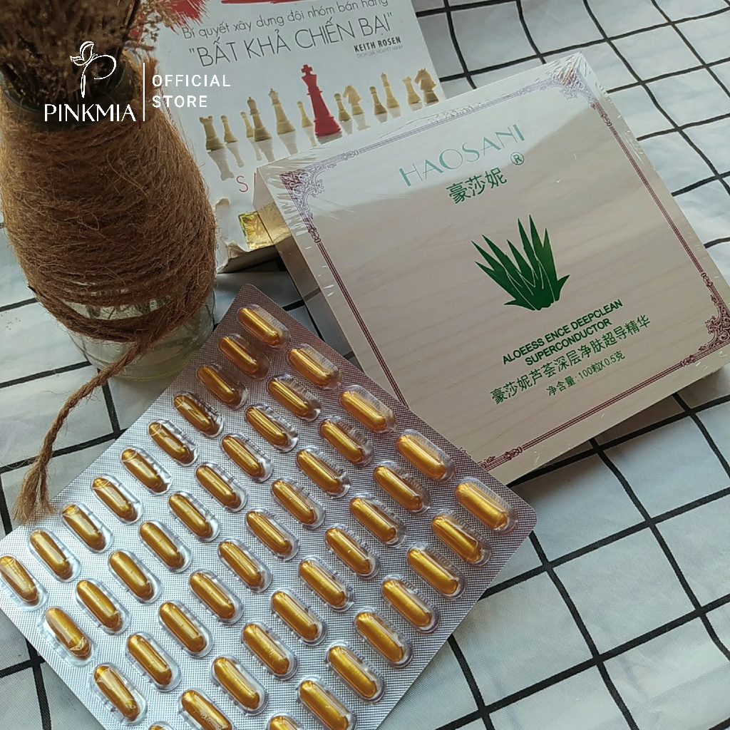 (Sỉ lẻ toàn quốc) Viên Hút Chì Thải Độc Tố HAOSANI - Hộp 100 Viên Chính Hãng