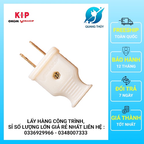 PHÍCH CẮM DẸT 10A 250V ABS CHÍNH HÃNG