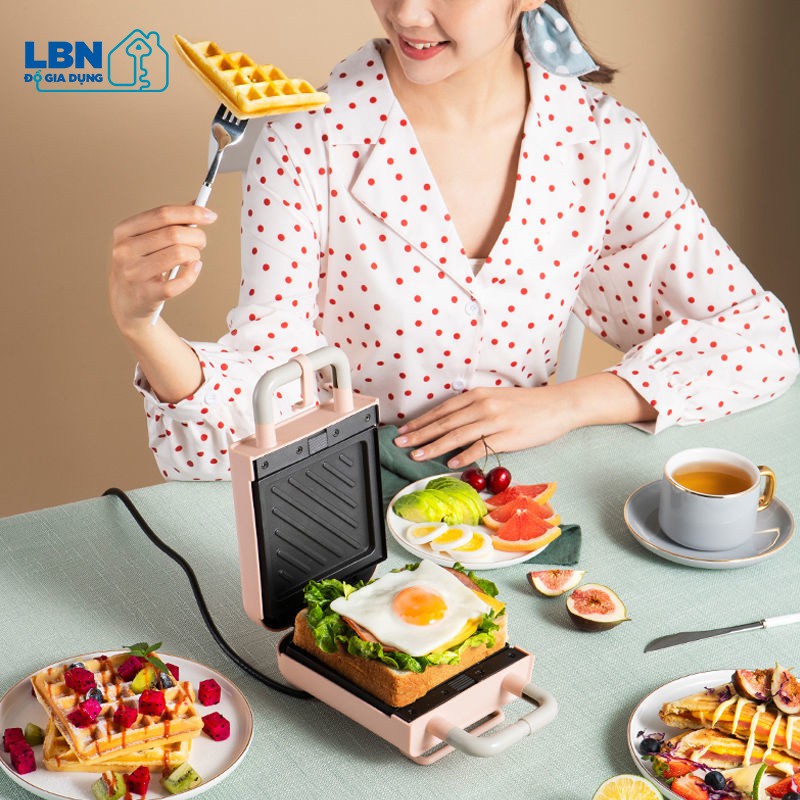 [ORDER] MÁY NƯỚNG BÁNH LÀM BÁNH ĐA NĂNG 1-3 KHUÔN MIXIAOBAI LÀM BÁNH SANDWICH WAFFLE TRỨNG GÀ NON TAKOYAKI