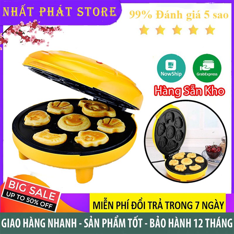 💥 Máy nướng bánh hình thú ngộ nghĩnh, máy nướng bánh Magic Bullet đa năng - Bảo Hành 12 Tháng