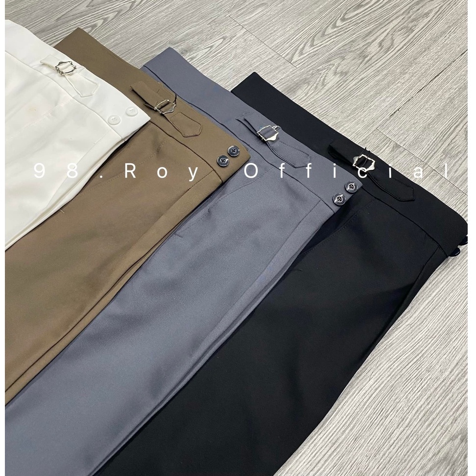 Quần âu nam sidetab cạp đôi 2 cúc