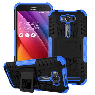 Ốp điện thoại bằng TPU+PC có thanh đỡ cao cấp cho Asus Zenfone 2 Laser ZE500KL