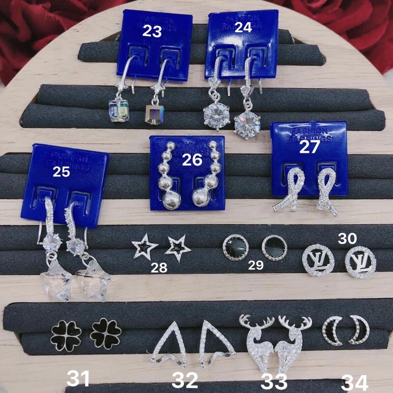 Bông tai bạc ta chuẩn sale kịch sàn