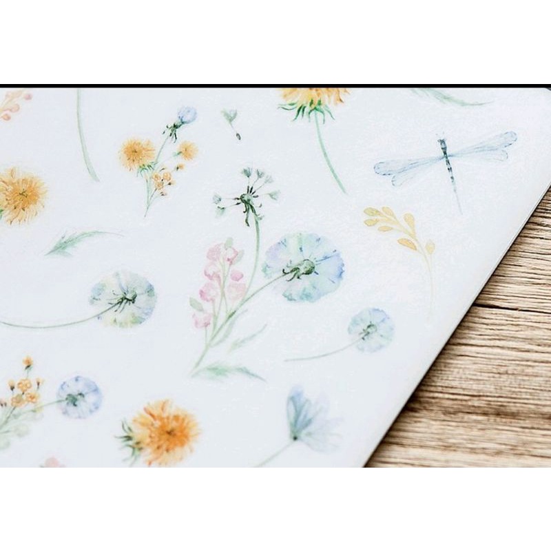 Krisna.room ♡ MU PrintOn- Set 2 tờ sticker cạo trang trí sổ