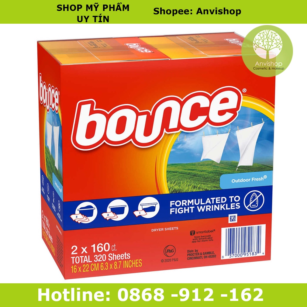 GIẤY THƠM QUẦN ÁO BOUNCE VÀ LÀM MỀM VẢI TÁCH SET LẺ