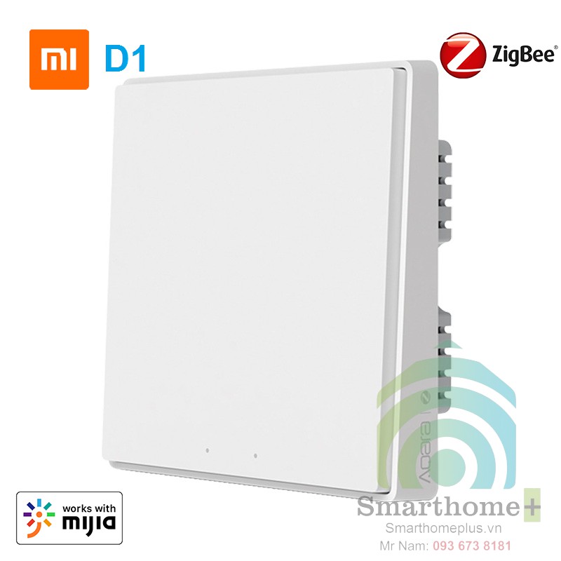 Công Tắc Zigbee Thông Minh Phím Bấm Vuông Xiaomi Aqara D1 EU