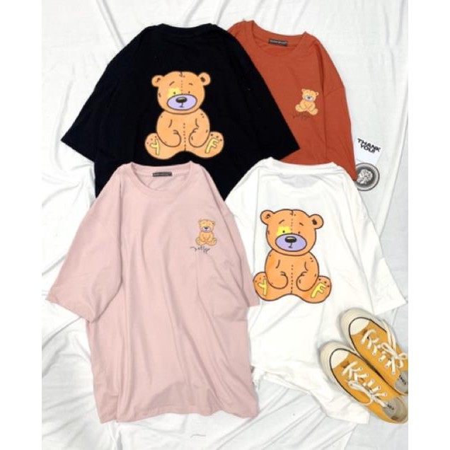 ( SALE 69K ) Áo Thun Tay Lỡ GẤU Form Unisex HOT | BigBuy360 - bigbuy360.vn