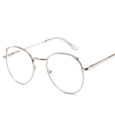 Cute cat ears Eyeglasses Women Computer Anti Radiation Replaceable Eyeglass Optical Frame Glasses Kawaii Eyewear