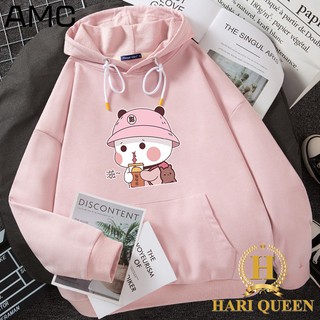 Áo hoodie em bé mũ hồng HDA0920