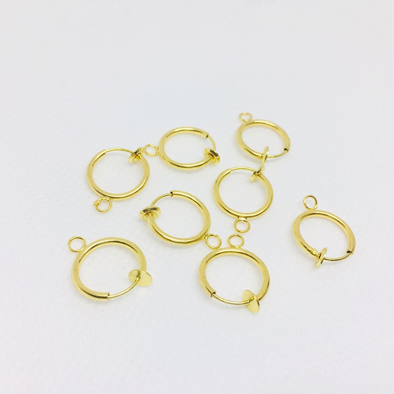 1 móc khuyên tai nhất nhĩ tam kiềm nhà Thanh chuẩn Diên Hy Công Lược không cần bấm lỗ nguyên liệu làm trang sức cổ trang
