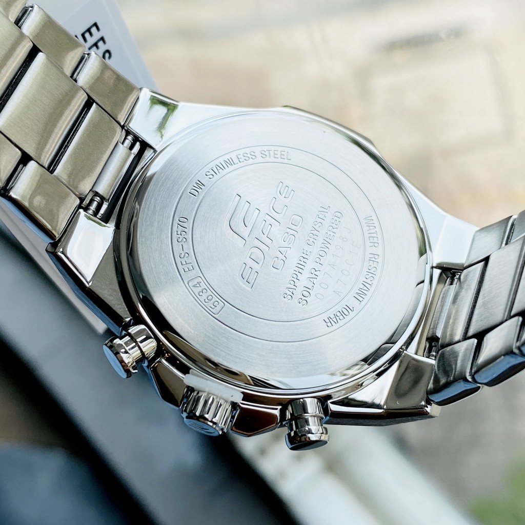 Đồng Hồ Casio Nam Dây Thép Không Ghỉ EDIFICE EFS-S570DB-2AUDF Chính Hãng