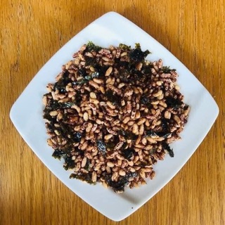 Gạo lứt sấy rong biển thực dưỡng / ăn chay / ăn kiêng / eatclean healthy