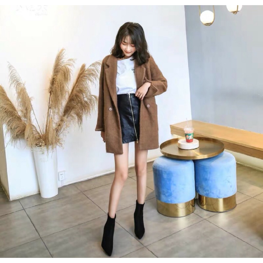 Boot Lửng Cổ Cao Gót Nhọn và Gót Vuông 8 Phân MA888 M361 | BigBuy360 - bigbuy360.vn