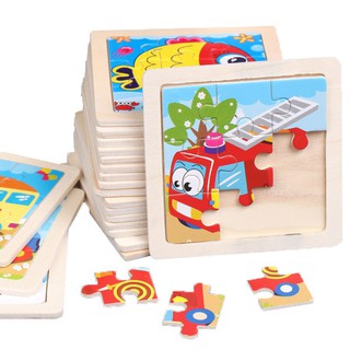 SET 10 TẤM TRANH GHÉP HÌNH BẰNG GỖ CHO BÉ YÊU (10 TẤM KHÔNG TRÙNG NHAU)