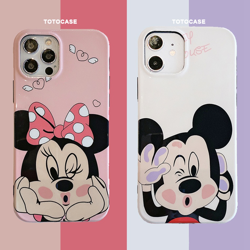 Ốp Lưng Họa Tiết Hoạt Hình Stitch Dễ Thương Cho Apple Iphone 11 12 Pro 12pro Max 12mini 7 8 Plus X Xs Max Xr