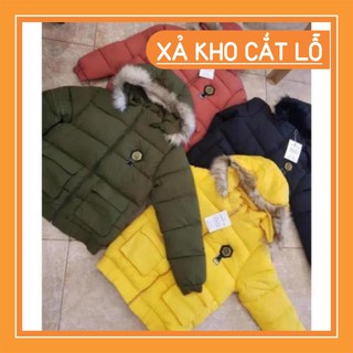 Áo phao nữ mũ lông ẢNH THẬT