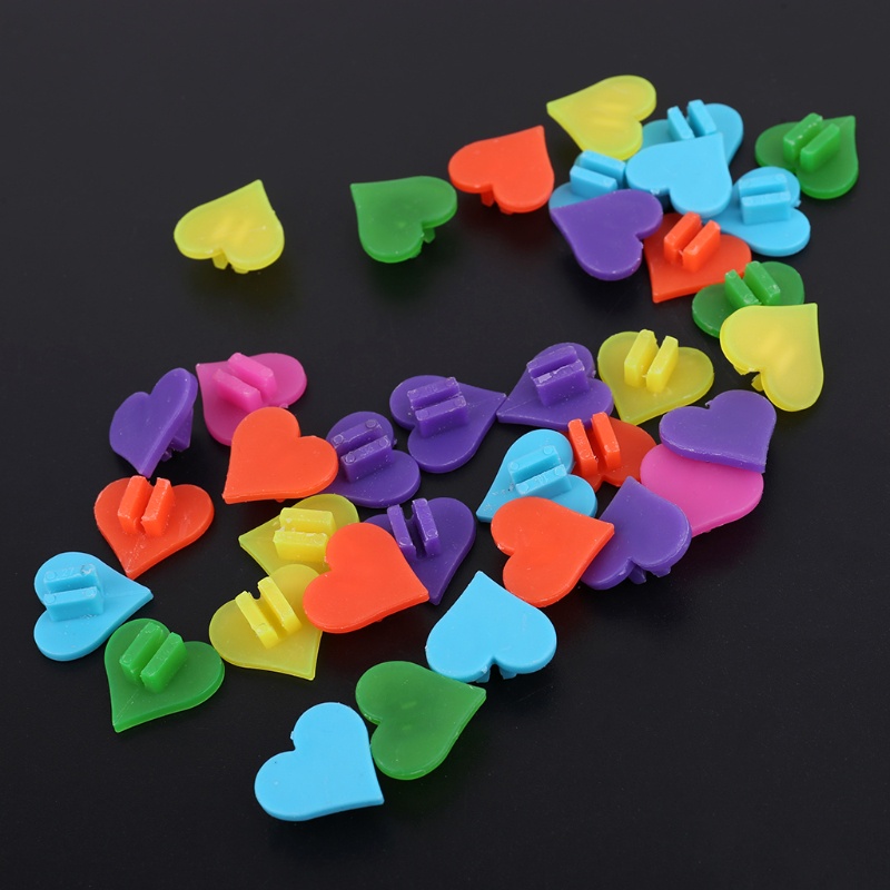 1 Túi Phụ Kiện Trang Trí Bánh Xe Đạp Cho Bé Hình Trái Tim Nhiều Màu Sắc Dễ Thương