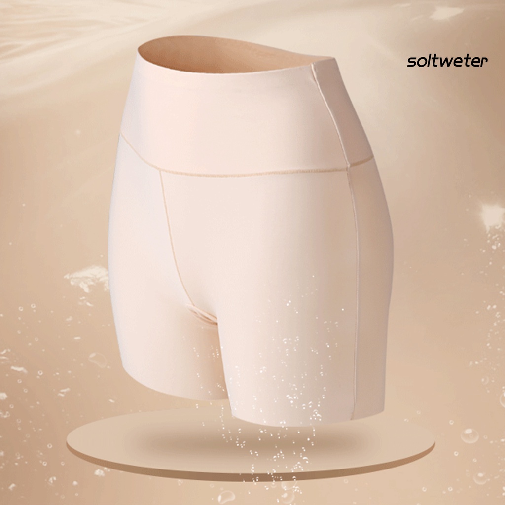 Quần lót ôm sát không đường may lưng cao co giãn thoáng khí thời trang mùa hè cho nữ