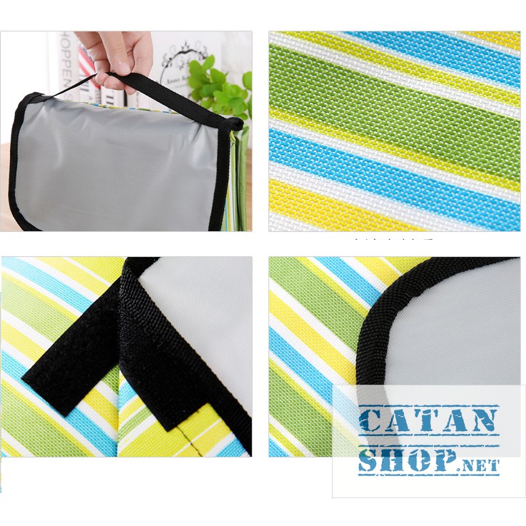 Bạt trải cắm trại 1M5 * 2M xếp gọn, thảm trải đi phượt, picnic 3 lớp chống thấm tuyệt đối có quai xách cao cấp | BigBuy360 - bigbuy360.vn