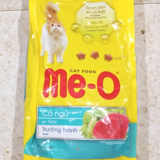 Thức ăn khô (cám) Me-O 350g Thái Lan vị cá ngừ,hải sản cho mèo