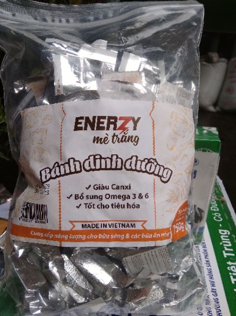 BÁNH DINH DƯỠNG ENERZY MÈ TRẮNG 750G