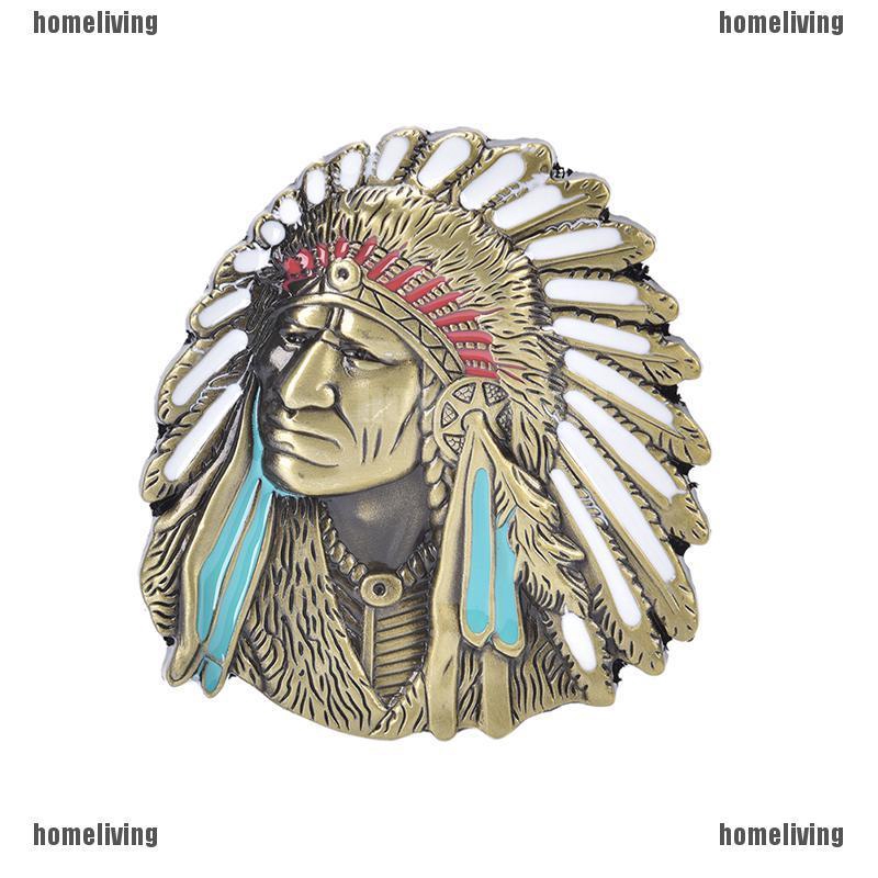 Khóa Thắt Lưng Kim Loại Phong Cách Ấn Độ Cổ Điển Cho Nam Giới