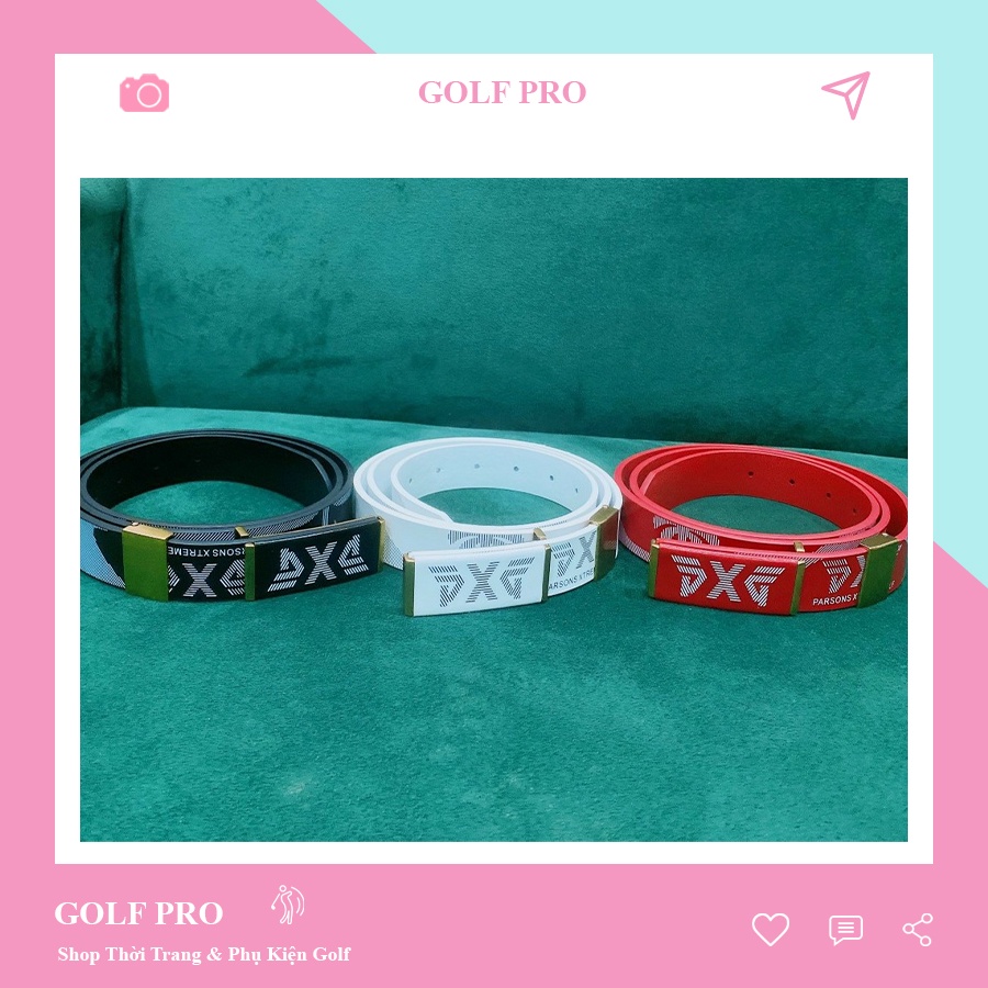 Thắt lưng golf nữ PXG phong cách thể thao trẻ trung cao cấp shop GOLF PRO TL030