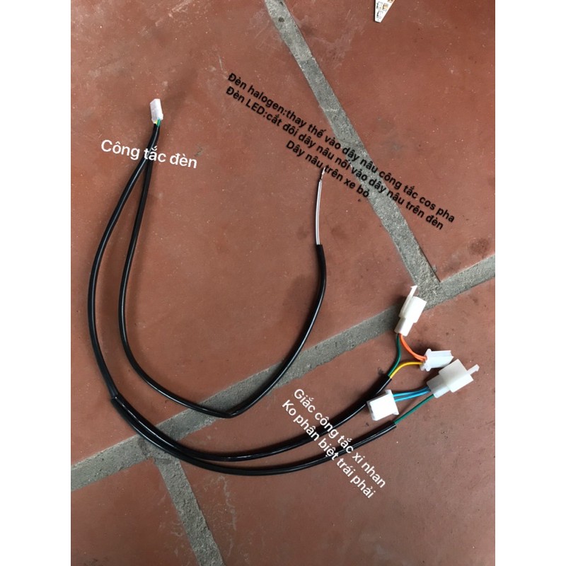 Bộ dây tắt mở đèn honda LEAD ko kèm công tắc