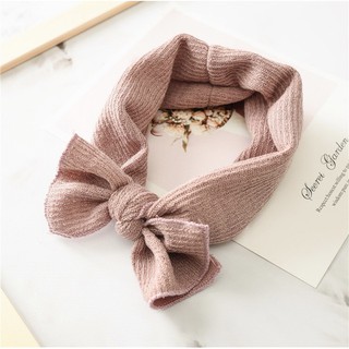 Turban (Băng đô) bản rộng vải cotton mềm mịn co giãn cho bé gái siêu dễ thương
