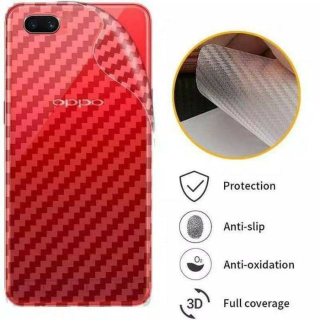 Ốp Điện Thoại Carbon Skin Promo / Garskin Cho Samsung Realme Oppo Vivo Redmi Iphone