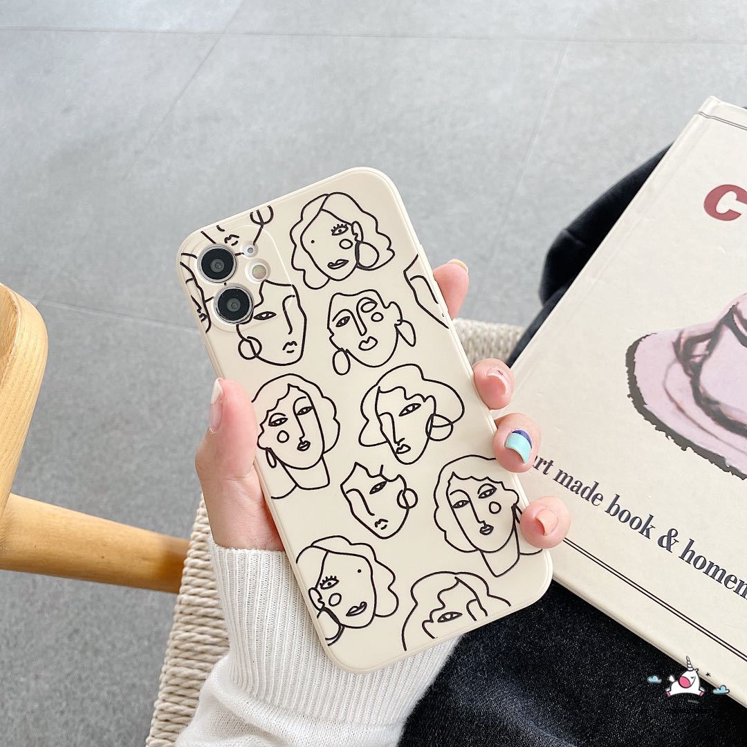 Ốp điện thoại silicon hình học cho Iphone 11 Iphone 12 Pro Max 6s 6 7 8 Plus 11 13 pro Max Iphone Xr X Xs Max Se 2020