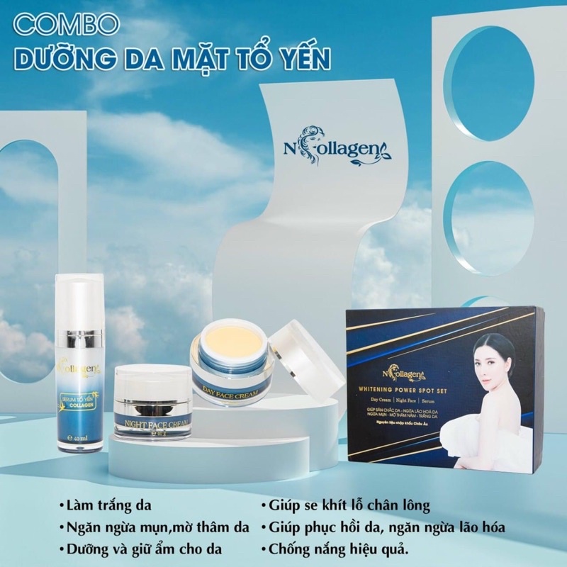 Cambo Kem Tổ Yến Ncolagen Tặng Sét Nạ Nhân Sâm