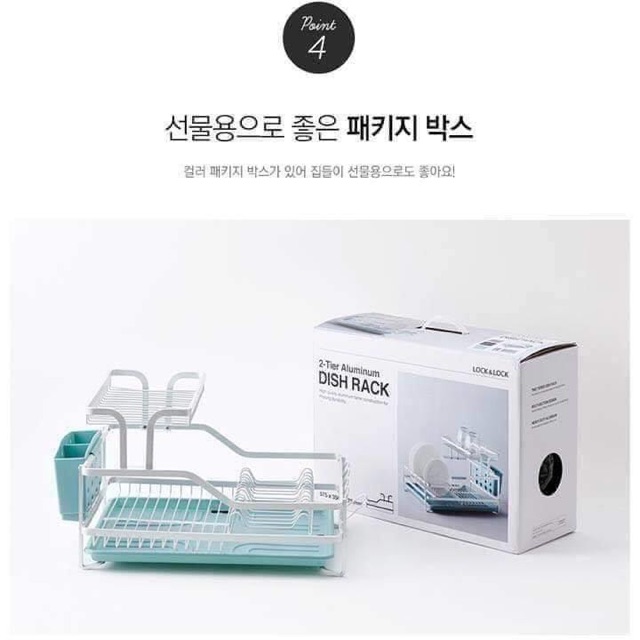 KỆ CHÉN 2 TẦNG LOCK&amp;LOCK-LDR204