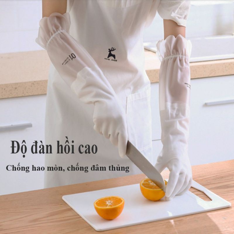 găng tay con hươu loại dài bo chun siêu dai, siêu bền