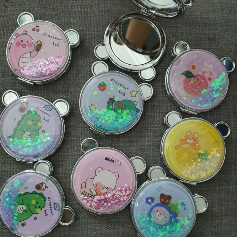 Gương Mini Bỏ Túi 2 Mặt Bọc Da See You Shop