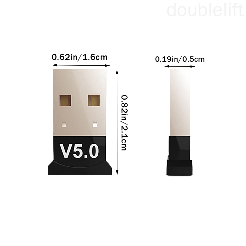 Bluetooth 5.0 Music Adapter Computer Wireless Audio Transmitter Receiver USB 2.0 Fast Speed Dongle doublelift store